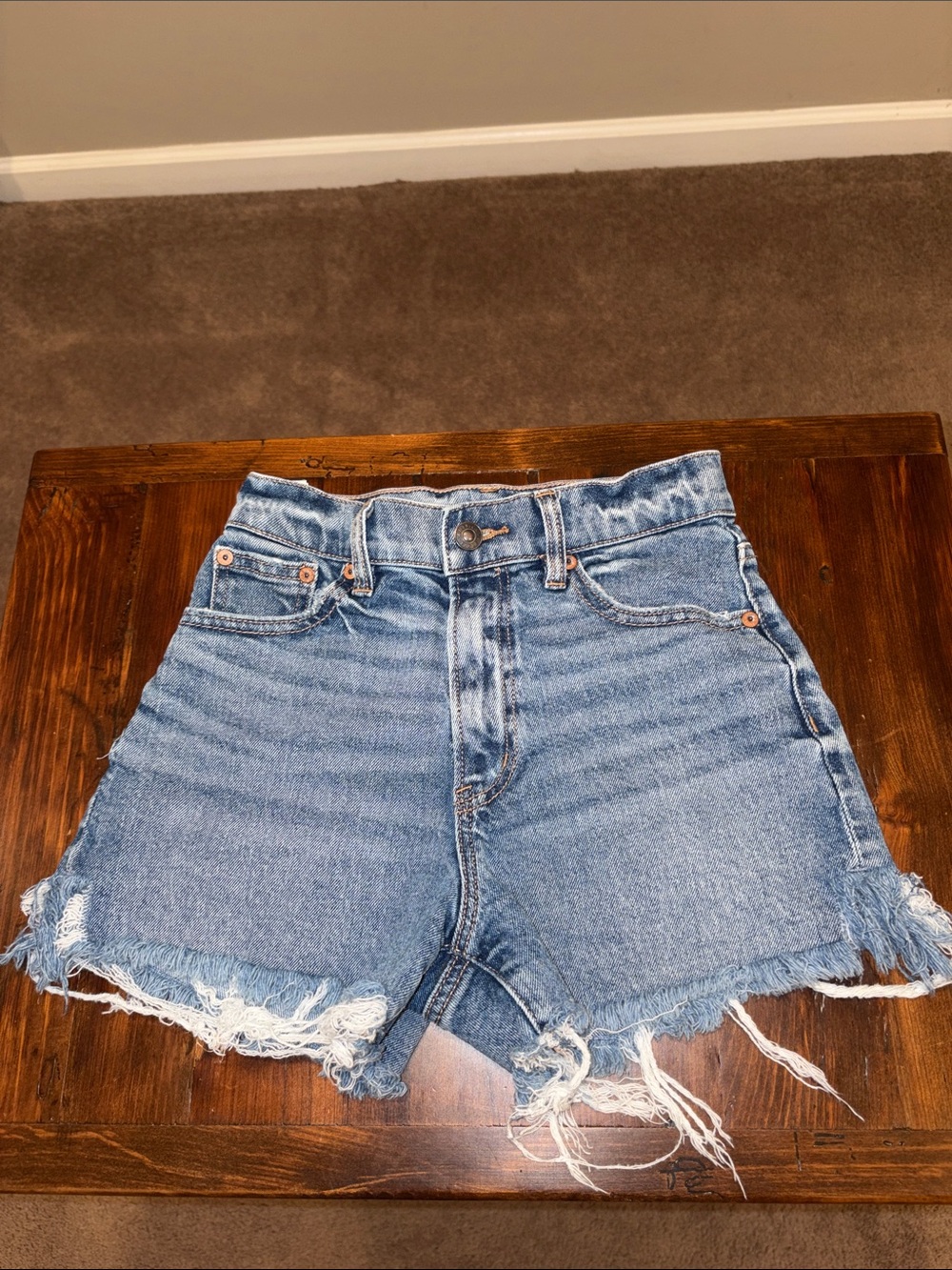 American Eagle Jean Highest Rise 90’s Boyfriend Shorts Size 000